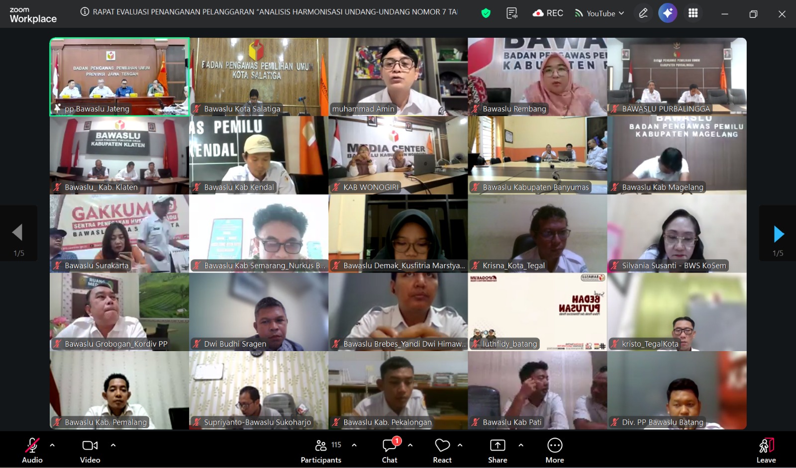 rapat evaluasi PP